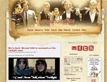 Tablet Screenshot of letterstotwilight.com
